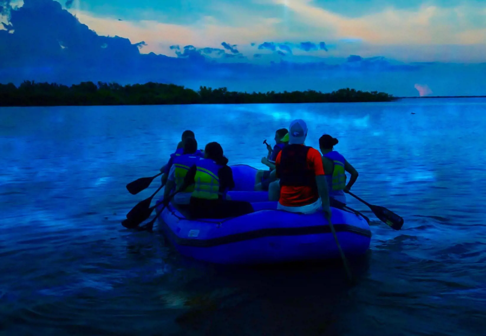 Night Kayaking Bioluminescence tour is a complete family friendly package to do in Florida