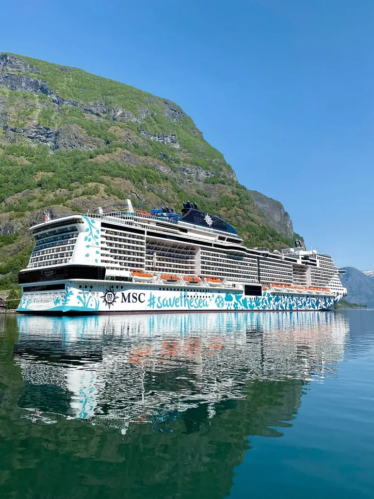 MSC Cruise ships are known for being low-emission and eco friendly.