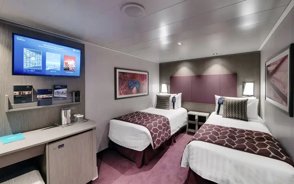 MSC's every room has luxury interiors featured.
