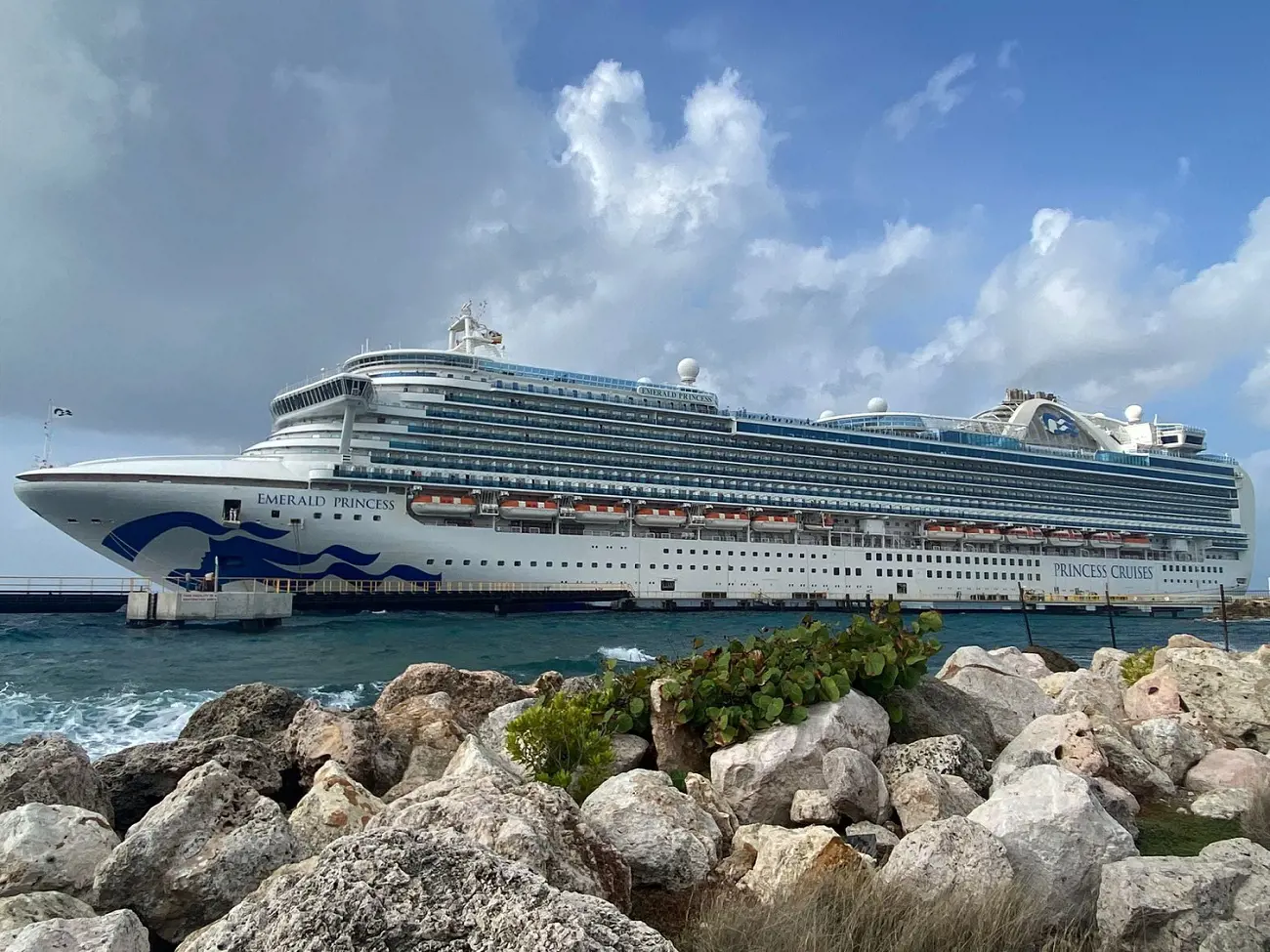 Emerald Princess from the Princess Cruises Corporation was built by	Fincantieri in Italy