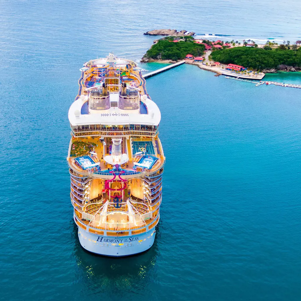 Harmony of the Seas is scheduled for the itinerary.