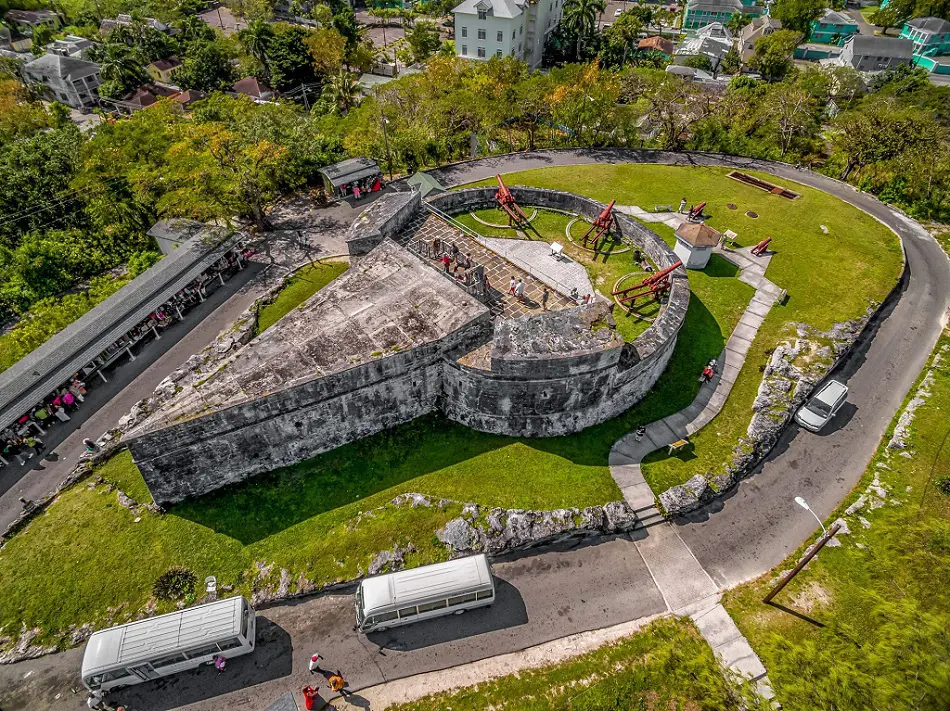 Fort Fincastle was demolished in 1897 but there are still remains of the structure