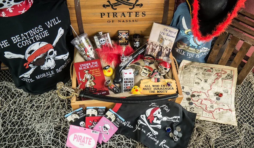 Pirates of Nassau Museum has pirates inspired gifts and merchandise
