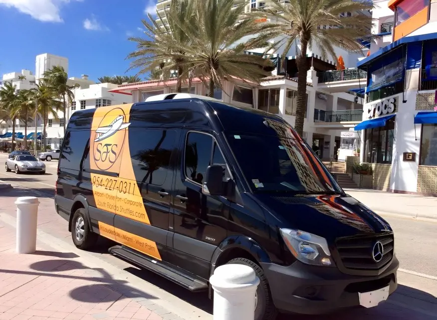 South Florida Shuttles has luxury-model vehicles.