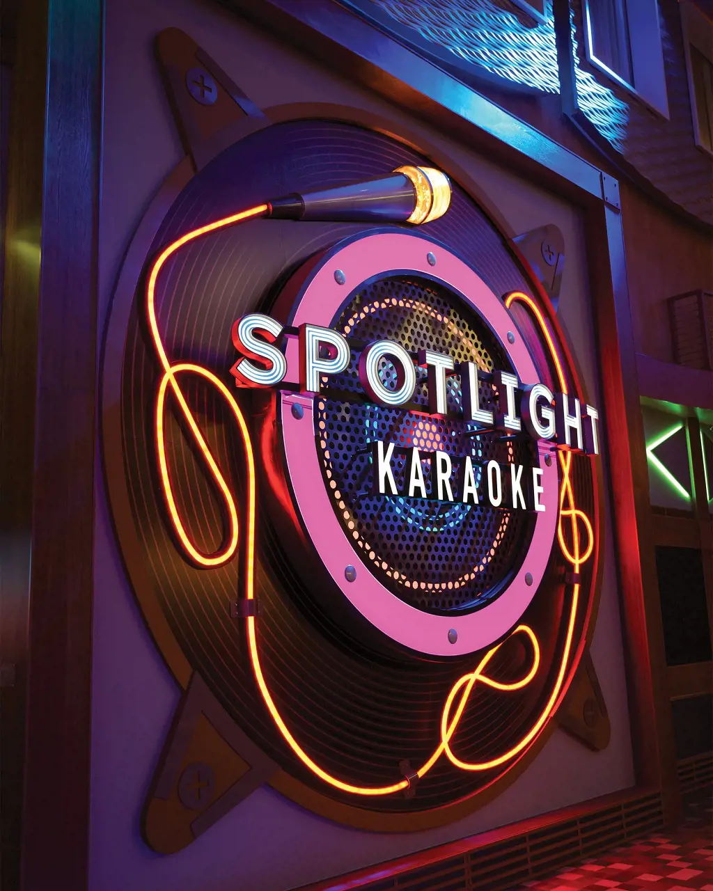Spotlight Karaoke is located on Deck 5 of the Wonder of the Seas
