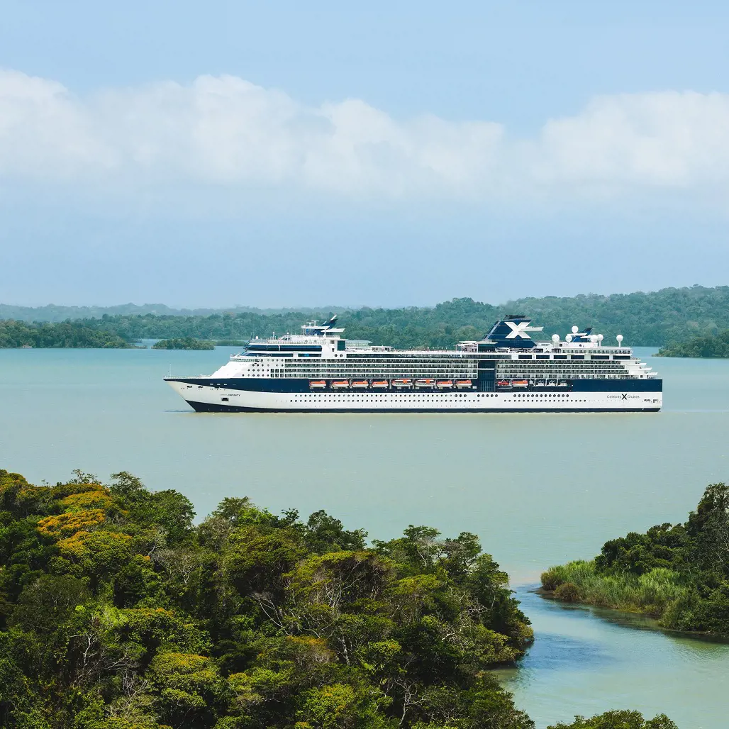 Celebrity Infinity setting sail for the Caribbean.