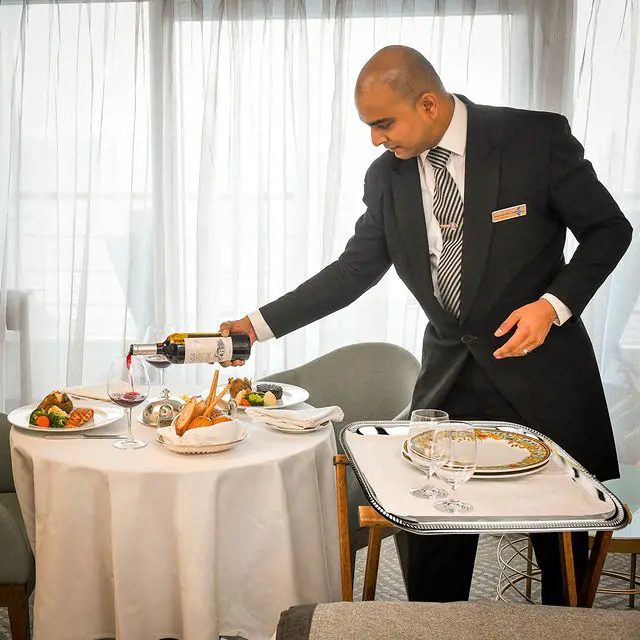 The cruise line has Guild of Professional English trained Butlers