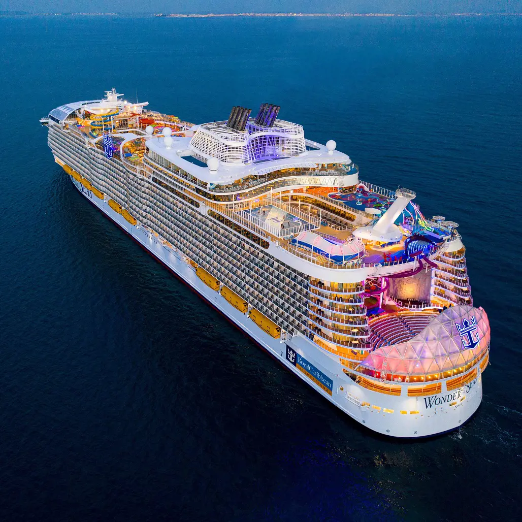 Wonder of The Seas recently celebrated its first year.