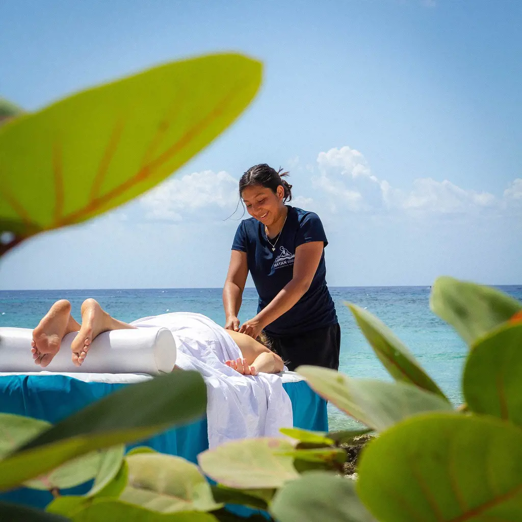 Mayan Essence Cozumel offer variety of massage techniques to relive tension in the muscles
