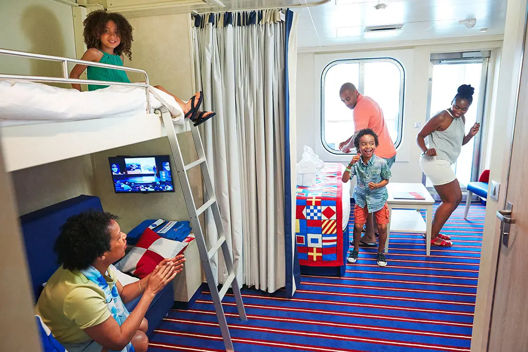 The Family Harbor rooms are a great choice in Carnival ships.