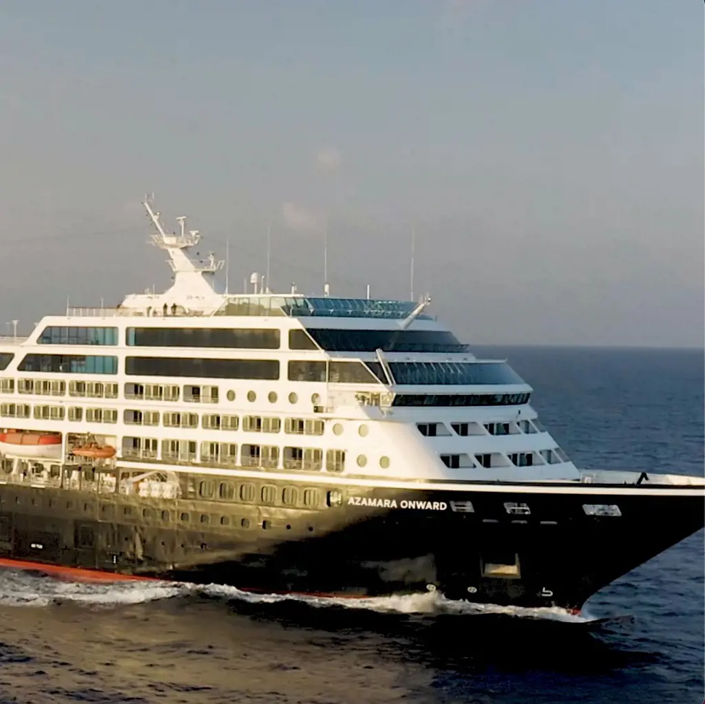 Azamara Onward was formerly known as R Three and Pacific Princess